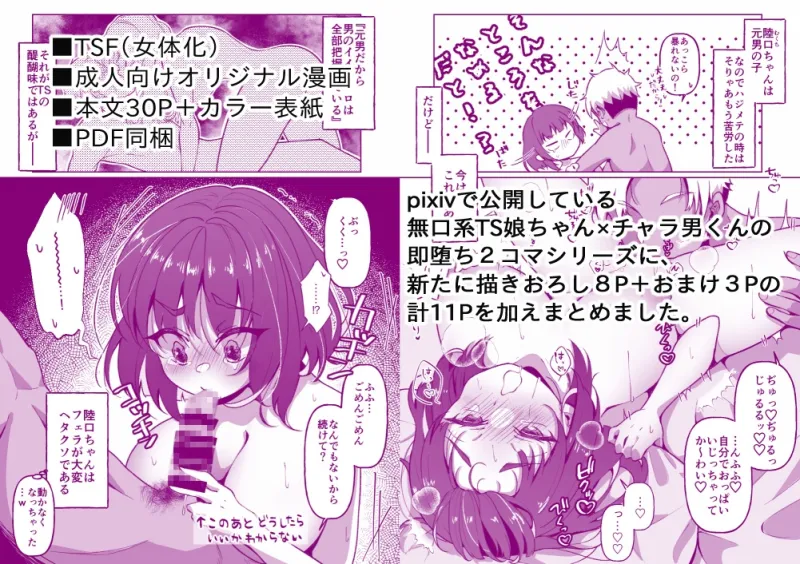 無口系TS娘ちゃんは即堕ちしました