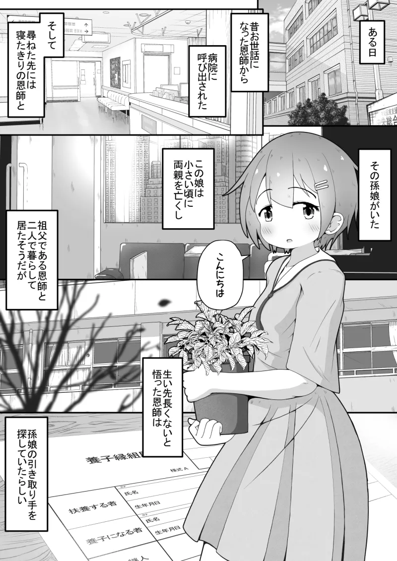 身寄りのない女の子を引き取る事になったので無許可で性奴隷にするお話