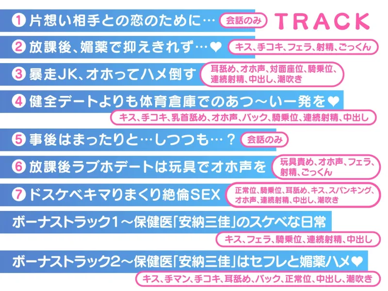 【期間限定55円】【オホ声】処女も濡れれば男根にハマる～真面目JK、媚薬で絶倫墜ち～＜KU100＞