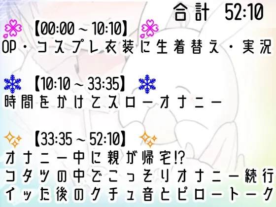 【オナニー実演】Hなコスプレで大興奮・大洪水✨イくまでノンストップ⁉️時間をかけて焦らし淫語H✨エロい自分を見ながら羞恥プレイ★親の傍でガチイき⁉️変態オナニー❄