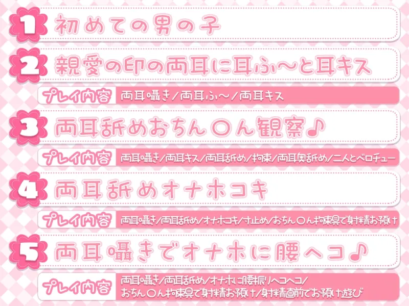 【耳元密着距離】親愛の証の両耳キスから始まる性癖歪ませ学園性活♪