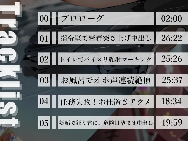 【完全支配】秘密組織!特殊部隊のJKと任務放置でイチャラブセックス【オホ声】