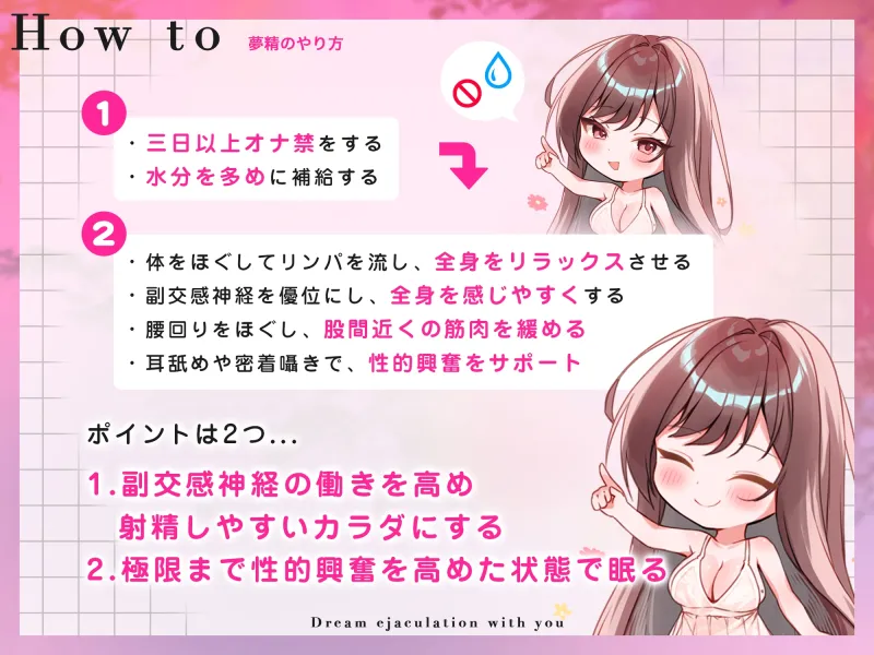 【最新睡眠”脳”科学】キミと夢射精〜初心者でもカンタン!聞くだけで気持ちよ〜く夢精できちゃうお手軽キット〜