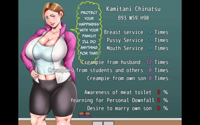 [ENG TL Patch] Our Cumdump Teacher: The Game ~A Delinquent Mother＆#039;s Deviant Life~