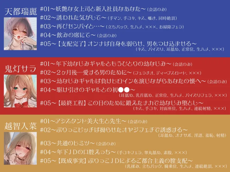 【期間限定55円】誘い受けするオンナ達〜性欲を掻き立てる甘い誘惑〜＜KU100＞