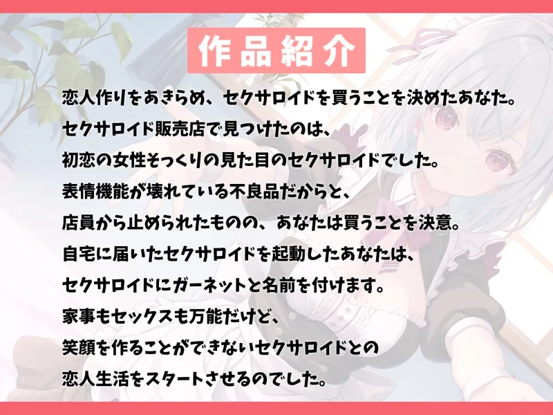 表情機能が壊れているセクサロイドを買って幸せにしてみた-マスターに生涯仕える事を誓います【バイノーラル】