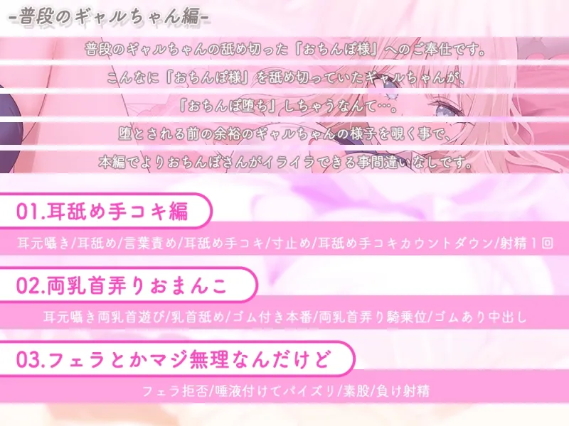 完全にちんぽを舐め切ってるギャルをオホ声止まらなくなるまで快楽責め♪ ちんぽに媚びるようになるまでを完全収録☆音声作品化しちゃいました☆