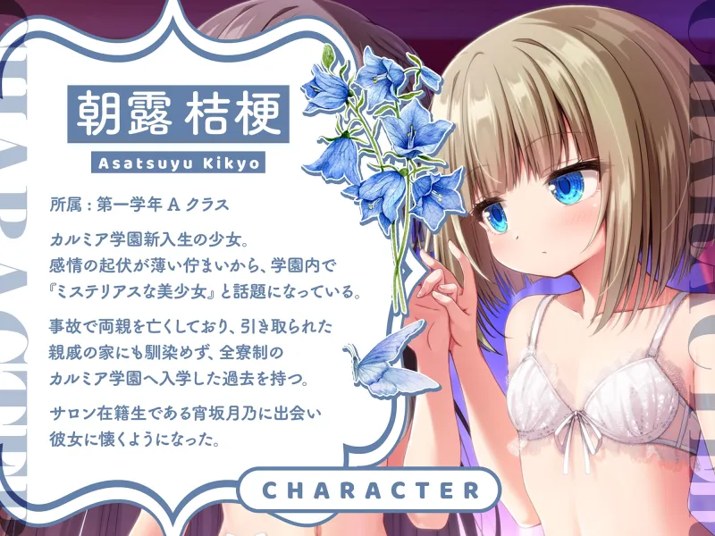 【百合ASMR】寄宿舎エステサロン 蜜月の灯りIV -宵坂月乃Days-