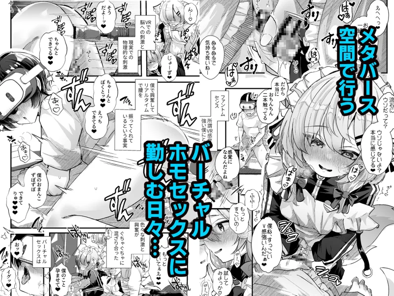 電脳天獄～VRSNSにハマった僕がメス堕ち女装セックスで人生コワすまでの話。～