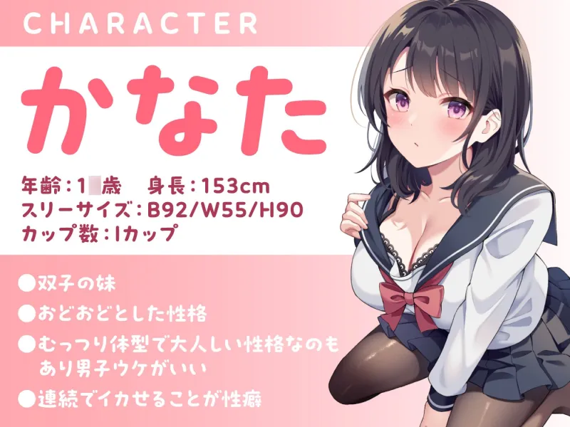 【期間限定55円】従妹の双子JKに搾られまくるハーレム性活〜爆乳美人2人の拗らせた愛〜＜KU100＞