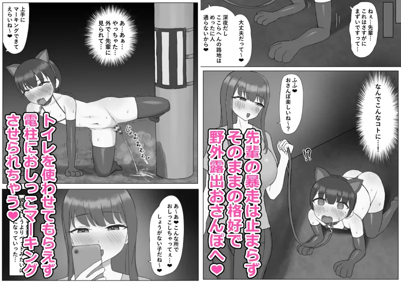 ふたなり年上彼女のペット兼マゾオナホにされちゃいました…