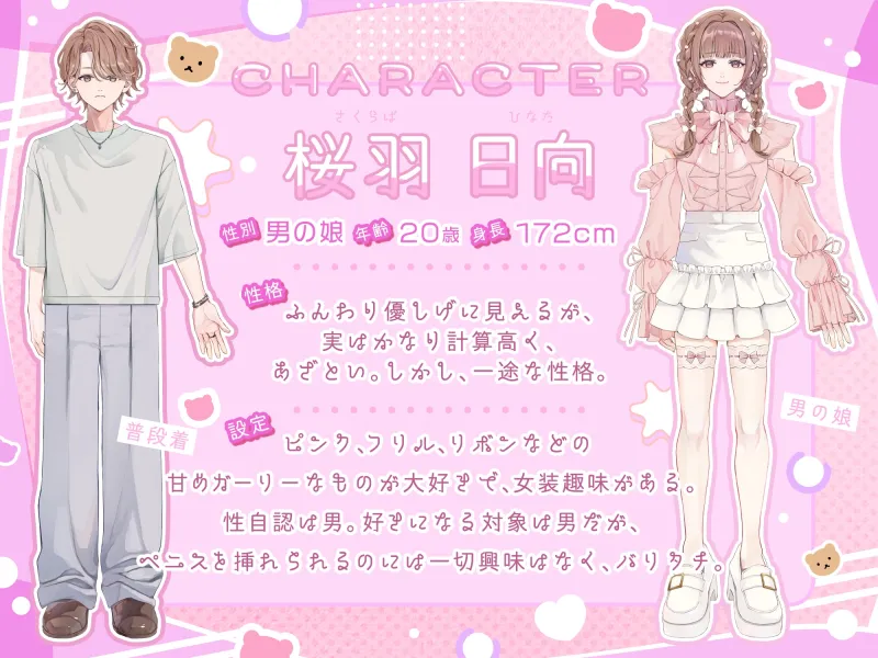 女の子よりも可愛い男の娘は、逆アナルであなたをメス堕ちさせたい