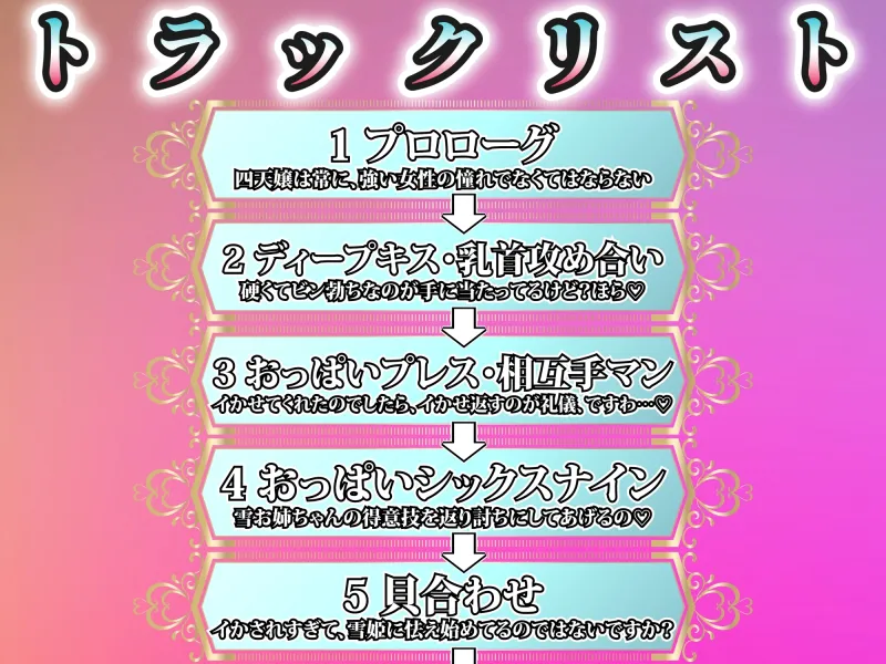 【KU100】リリィプリンセス・レズバトル『雪姫vs朱姫』トップに君臨する風俗嬢同士の”堕とし合い”えっち勝負！