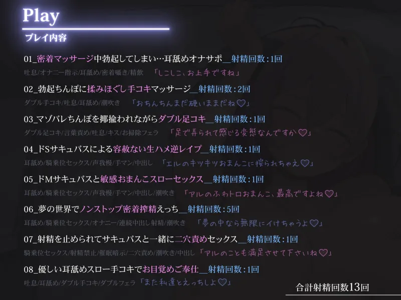 ✅エロアニメ付き豪華特典✅【全編ず〜っと密着囁き！】ぴったりくっついてちんぽ搾り取っちゃう甘サド＆甘マゾダウナーWサキュバスちゃん~何度でも勃起させてあげる~