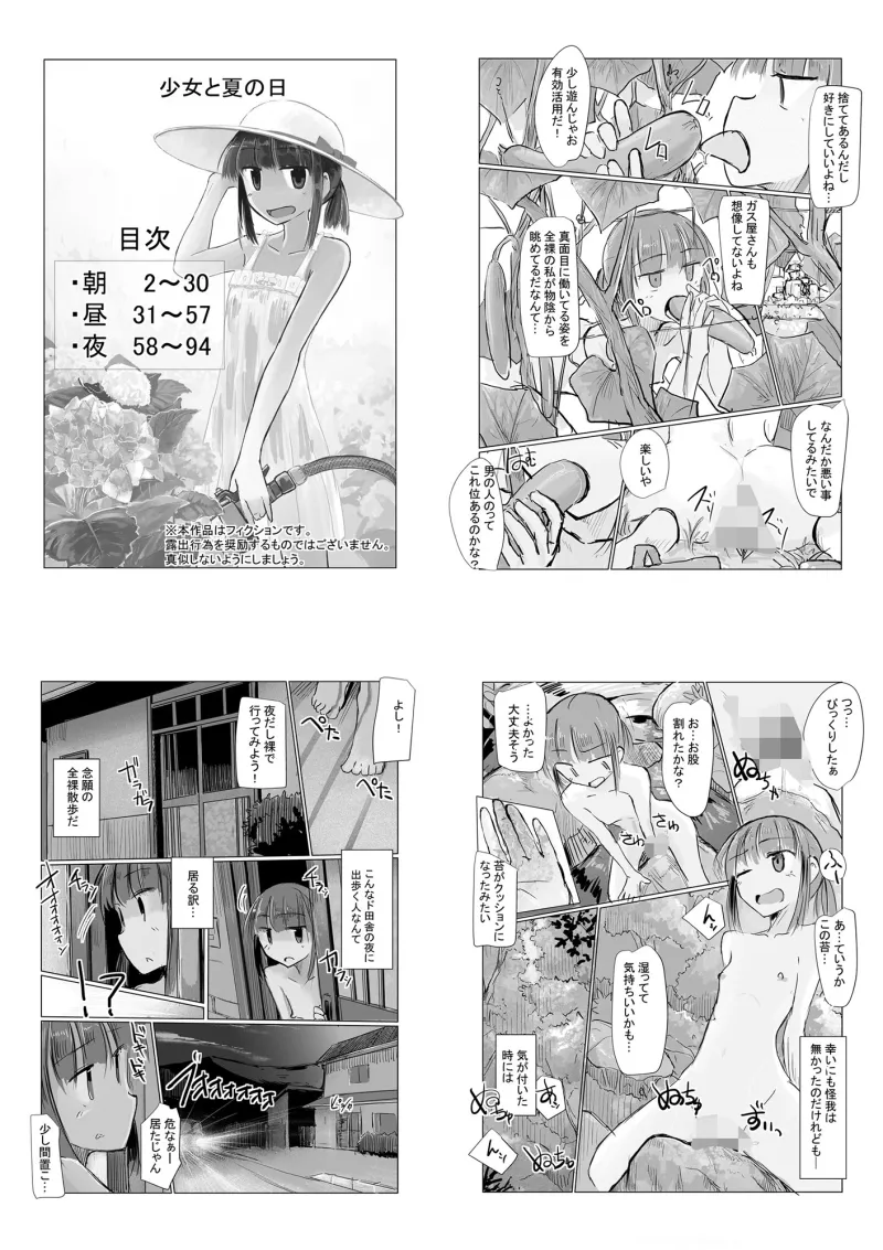少女と夏の日
