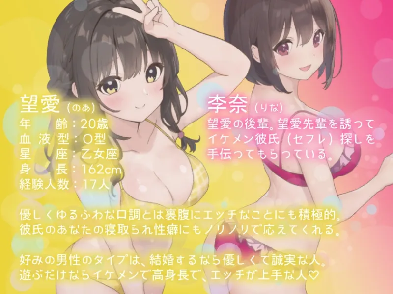 ゆるふわ彼女とマゾ彼氏―浮気デートの送迎＆お財布係にさせられ、セックス禁止の寝取られ報告で処理される都合のいいマゾ彼氏くん