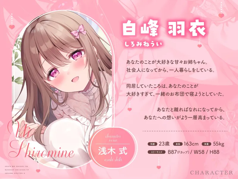 あなたを大好きなブラコンお姉ちゃんと甘々お布団えっち-今日からお姉ちゃんと仲良く暮らそうね【バイノーラル】