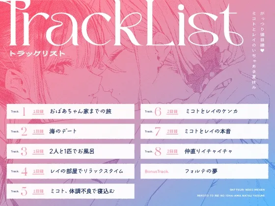 【14日間限定5大特典】がっつり猫目線♡ミコトとレイのいちゃあま夏休み【CV:高野麻里佳＆広橋涼】