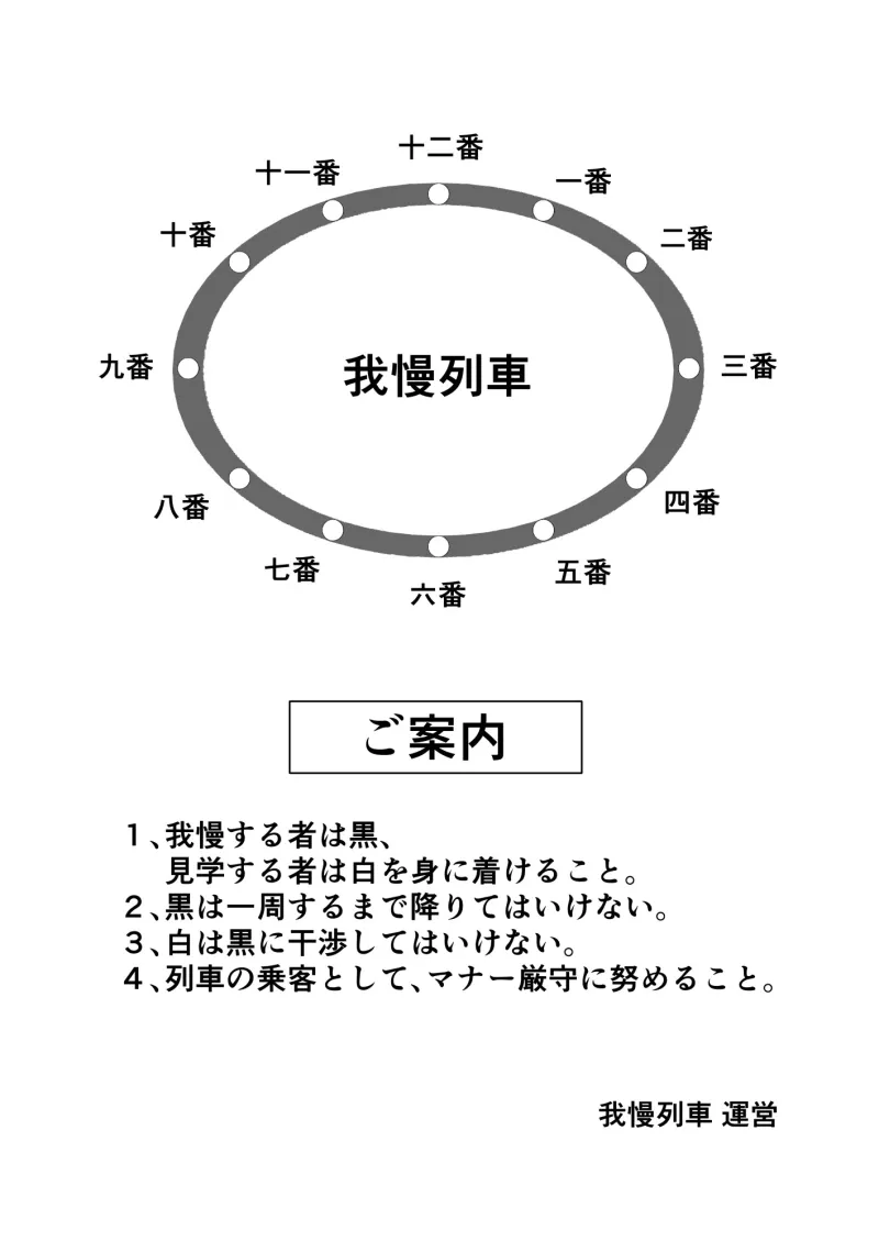 我慢列車に乗ってみた！