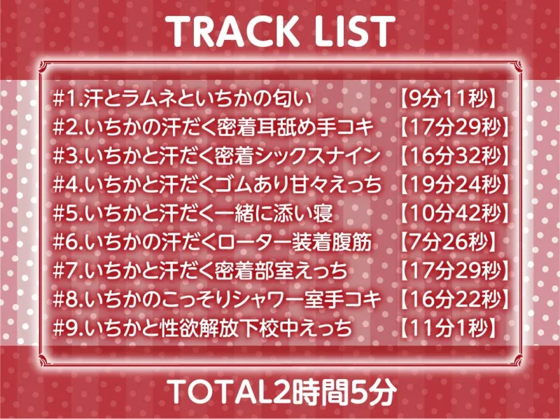 【密着囁き】褐色JK彼女との甘々密着囁きえっち～バスケ部彼女と夏の汗だくセックス～