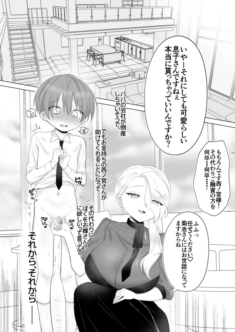 ふたなり旦那様と奴隷契約婚