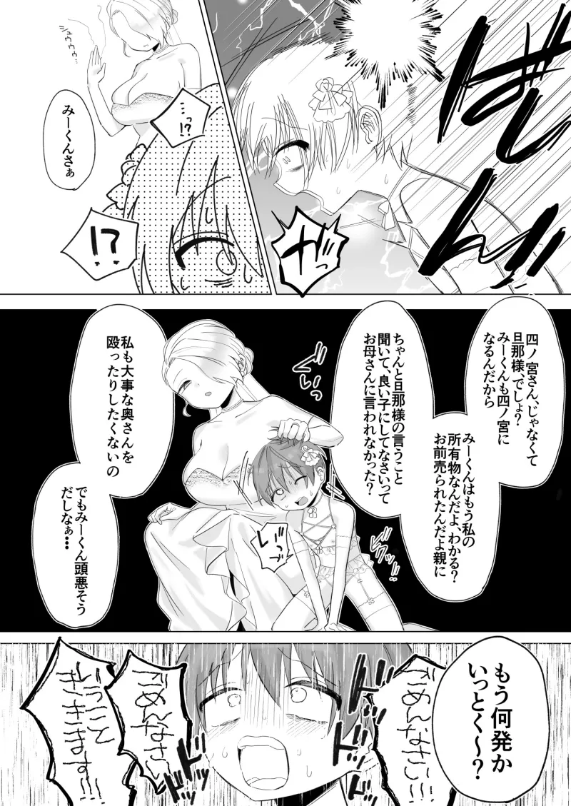 ふたなり旦那様と奴隷契約婚