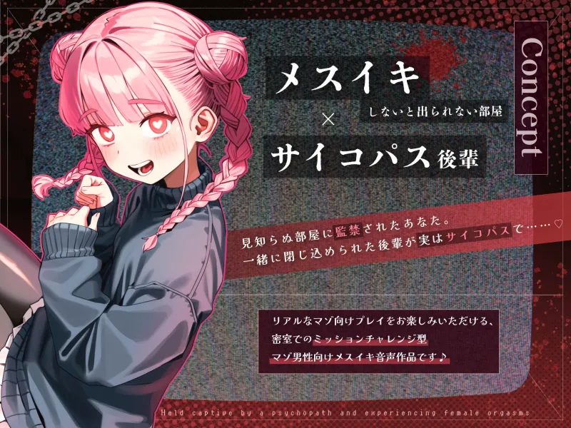 【ドM向け】メスイキしないと出られない部屋 〜サイコパス後輩によるマゾ堕ち雌イキ監禁〜