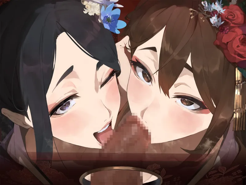 【全編ぐっぽり口内射精＆フェラ特化】壁穴フェラチオ専門風俗「口淫庵」へようこそ～フェラチオに特化したドスケベ嬢×2による極上お口まんこサービス～