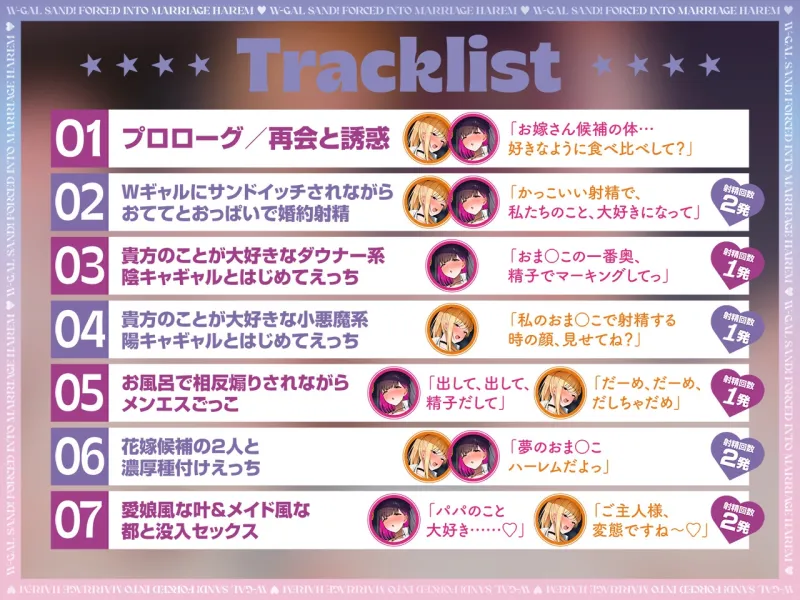 【ダウナー陰キャ×小悪魔陽キャ】Wギャルサンド!~むちむちに育った陰陽ギャルたちに結婚迫られ生ハメハーレム~ 【ダウナー陰キャ×小悪魔陽キャ】Wギャルサンド!~むちむちに育った陰陽ギャルたちに結婚迫られ生ハメハーレム~