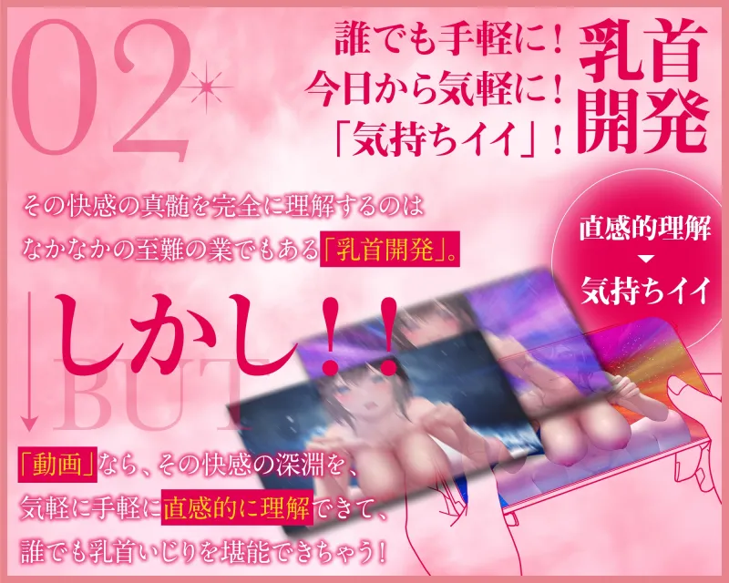 【乳首開発】「観ながら」乳首イキ！誰でもできると～～～っても気持ちイイ「完全」乳首開発マニュアルthe  movie【フルアニメーション！】