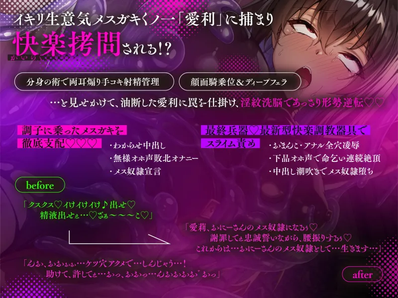 【全シーンCG付】生意気メ○ガキくノ一を淫紋洗脳スライム責めでわからせ&言いなりしちゃうお話 【全シーンCG付】生意気メ○ガキくノ一を淫紋洗脳スライム責めでわからせ&言いなりしちゃうお話