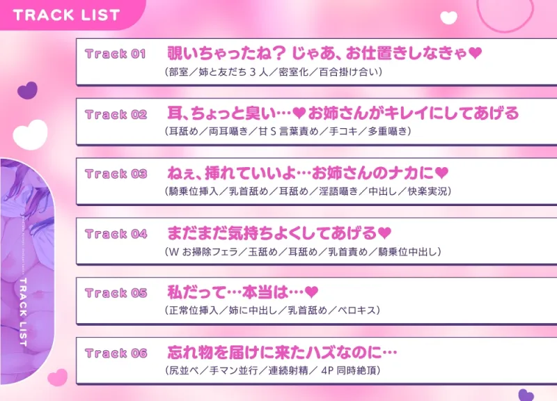 【♡濃厚密着4P逆レ♡】甘サド巨乳お姉ちゃんたちのえっちなお仕置き♡ 【♡濃厚密着4P逆レ♡】甘サド巨乳お姉ちゃんたちのえっちなお仕置き♡