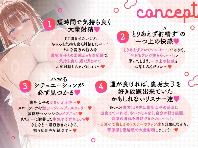【すぐ済ませたいけど、ちゃんと気持ち良く射精したい貴方へ】~裏垢変態女子の短時間濃厚えっち音声集2~ 【すぐ済ませたいけど、ちゃんと気持ち良く射精したい貴方へ】~裏垢変態女子の短時間濃厚えっち音声集2~