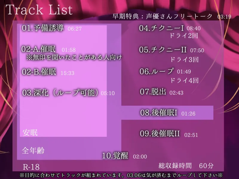 【魔改造推奨】極:無限絶頂カウントチクニー【両性向け 催 眠 音 声 】