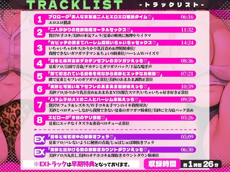 【早期特典付き】ヤリ部屋性活!アタシらといっぱいエッチしよ!【KU100】 【早期特典付き】ヤリ部屋性活!アタシらといっぱいエッチしよ!【KU100】