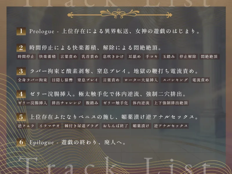 【ドM向け】異世界上位存在による人権剥奪マゾゲーム 〜加虐調教遊戯で下僕堕ち〜 【ドM向け】異世界上位存在による人権剥奪マゾゲーム 〜加虐調教遊戯で下僕堕ち〜