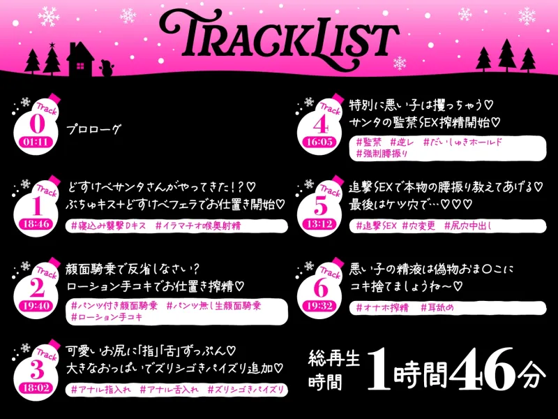 【クリスマス特化10日限定50%オフ！！】【逆レ】【おねショタ】悪い子のお家にはどすけべブラックサンタがやってくる♡