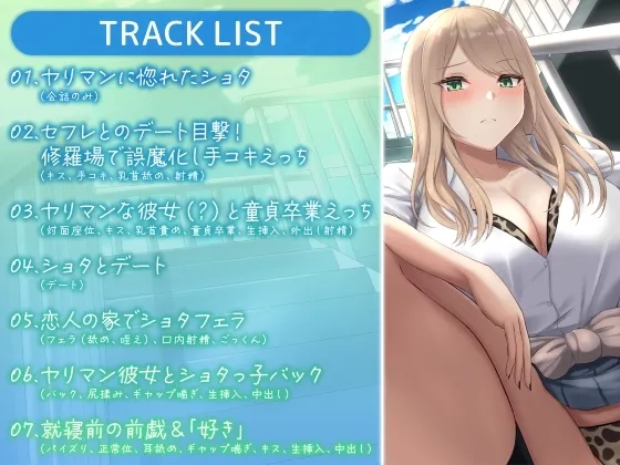 【期間限定55円】もしヤリマンギャルがビッチにヤれない健全ショタと付き合ったら…?＜KU100＞