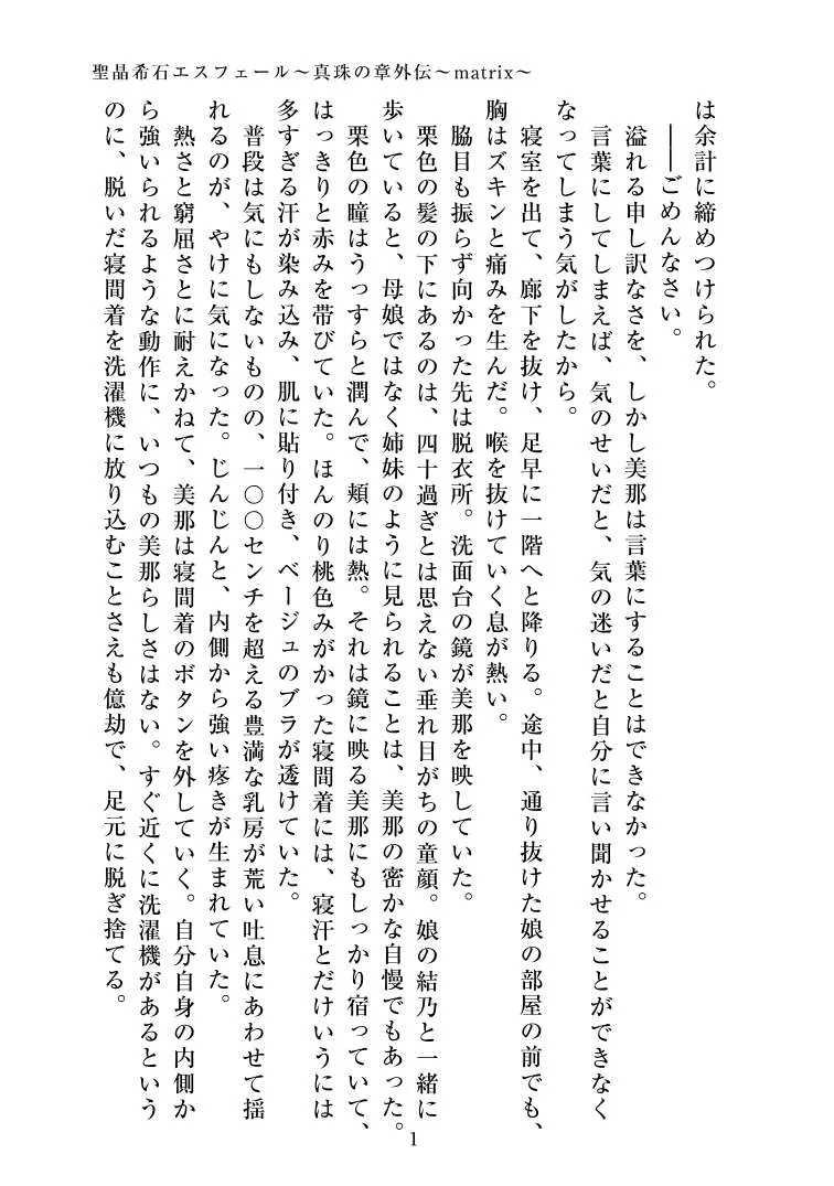 聖晶希石エスフェール～真珠の章外伝～matrix～