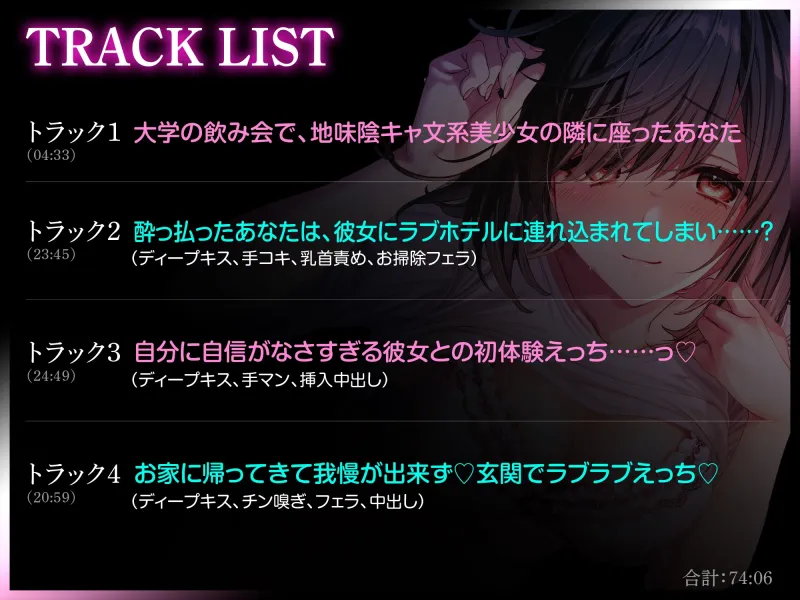 【キス特化】地味陰キャ女を助けたらベタ惚れされて～酔うとキス魔になる陰キャ女の逆レイプから始まるラブラブ交尾～