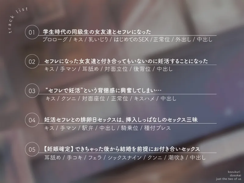 ふたりっきりの子作り同窓会。ず〜っとちんこ挿れっぱなし♡密着孕ませSEX