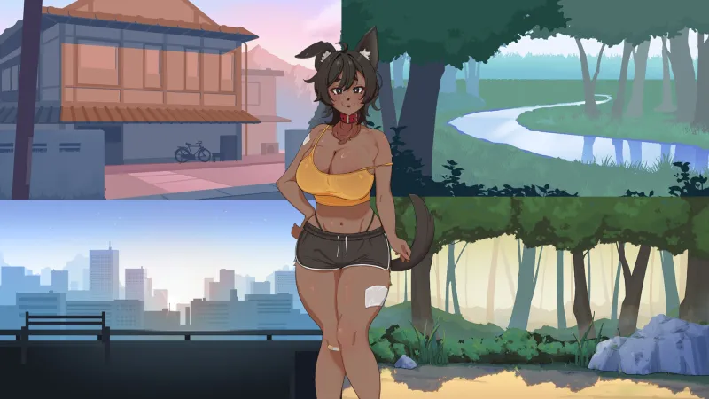 【Live2D】田舎で謎のお姉さんとエッチ三昧!! ～童貞ショタと犬系獣人のお話～