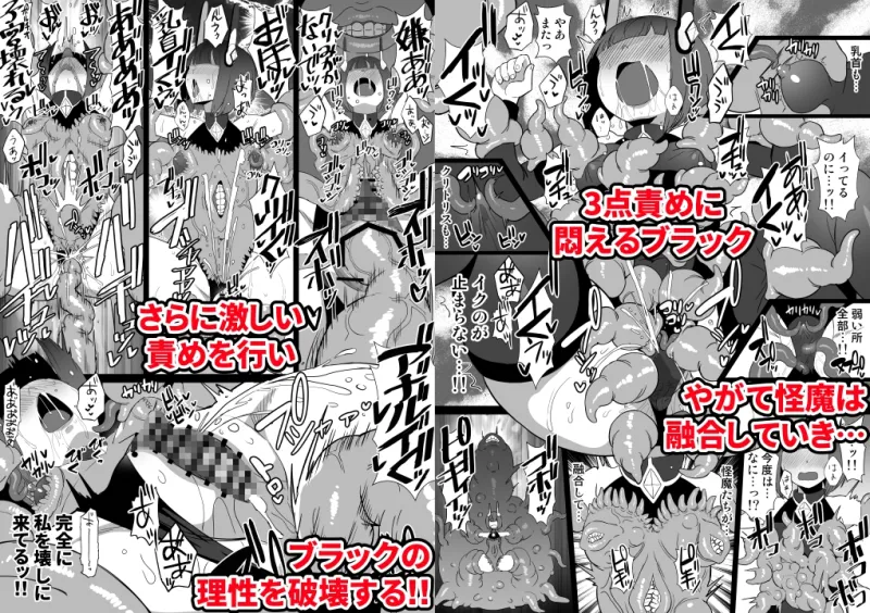 侵蝕装姫プリズムブラック～異形に囲まれ敗北するヒロイン～