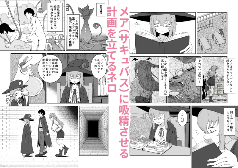 サキュバスが混乱している間に