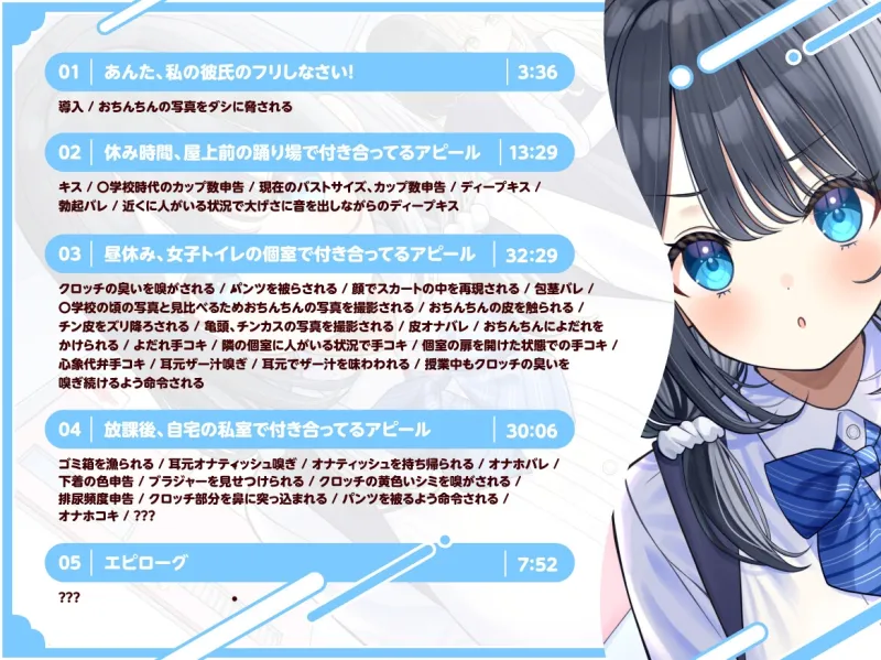 【ソフトマゾ向け】あんた、私の彼氏のフリしなさい!【CV:伊倉える】