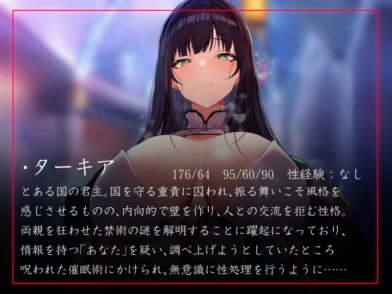 【性癖布教期間限定100円】名高い美人君主の意識を改変し、性格そのままに性処理奉仕をさせ少しずつイチャあまおまんこえっち係へ【過激な陵辱なし・イチャラブエンド】