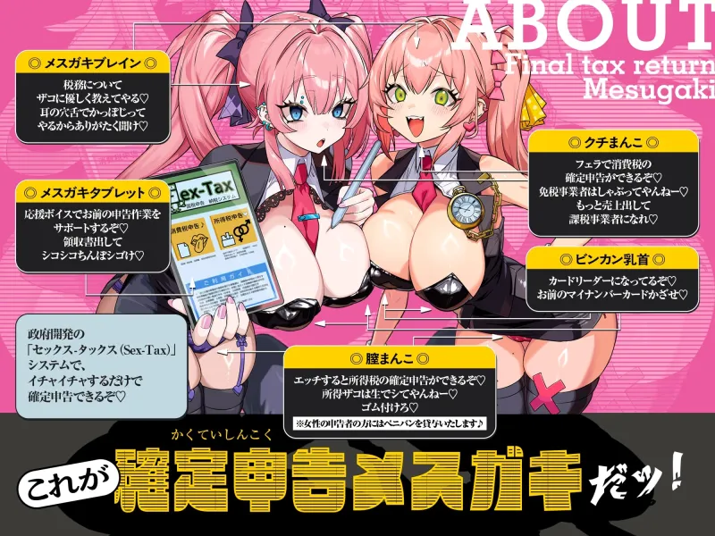 確定申告メスガキッ！【心情代弁抜き特化】