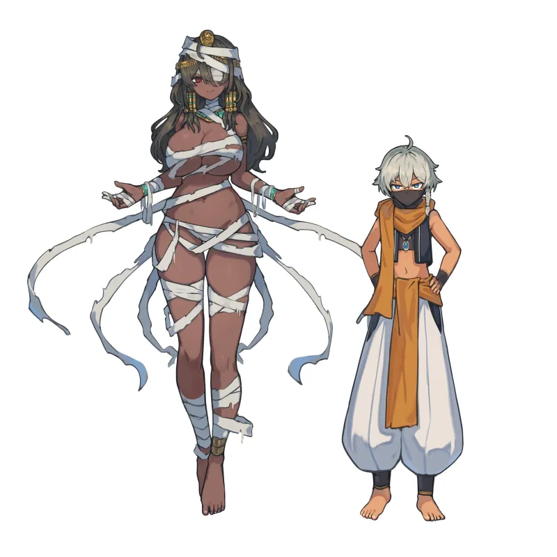 モンスター娘に襲われるASMR～マミーのネーフェル編～【ルート分岐あり】