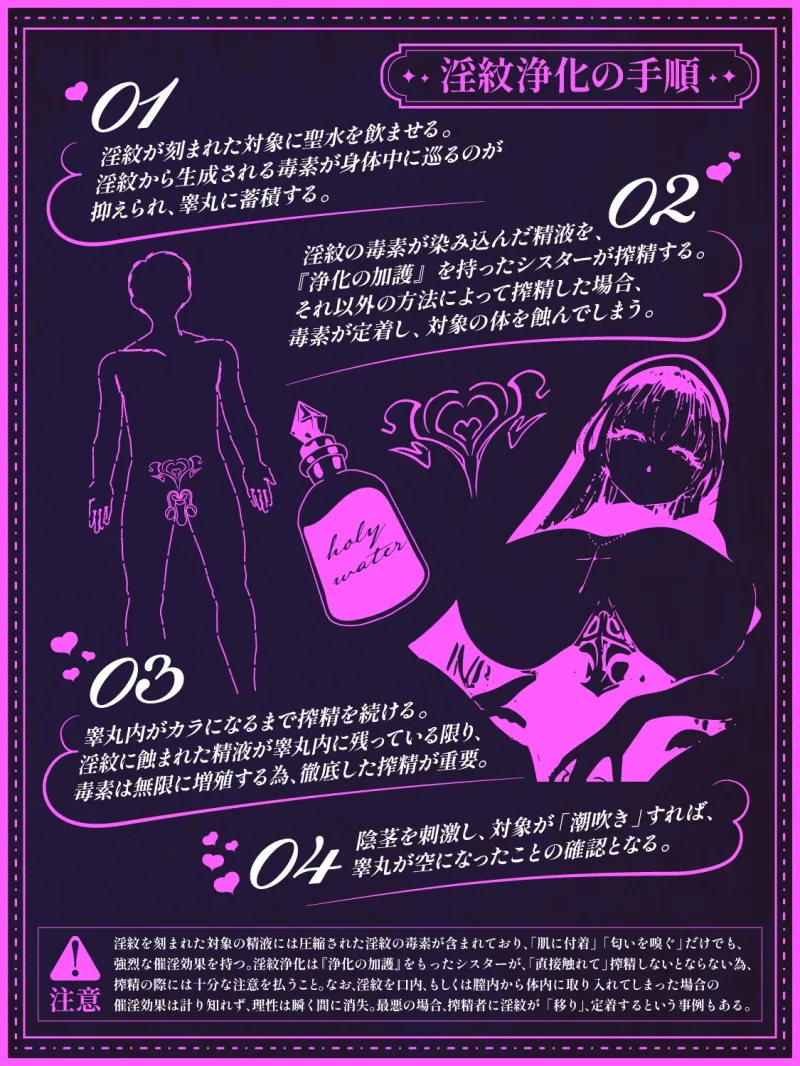 【逆レイプ】【悪堕ち】淫紋に侵された勇者(アナタ)を救う為、聖女は貴方をレイプする。