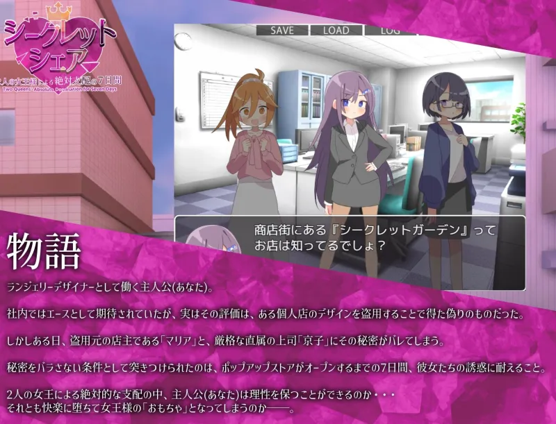 シークレット・シェア〜2人の女王様による絶対支配の7日間〜